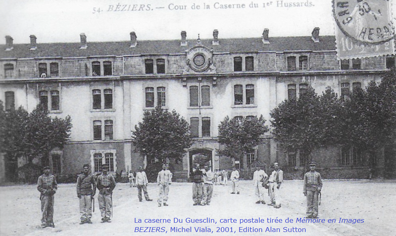 carte postale caserne