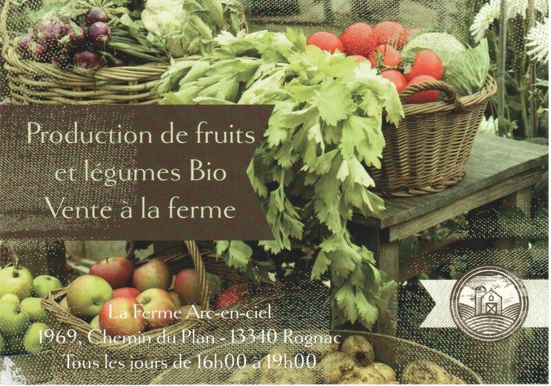 Ferme de l'Arc en Ciel Rognac - Agriculture Bio