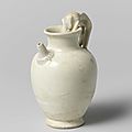 Vase with handle in the form of a lion, Tang dynasty, 618-907