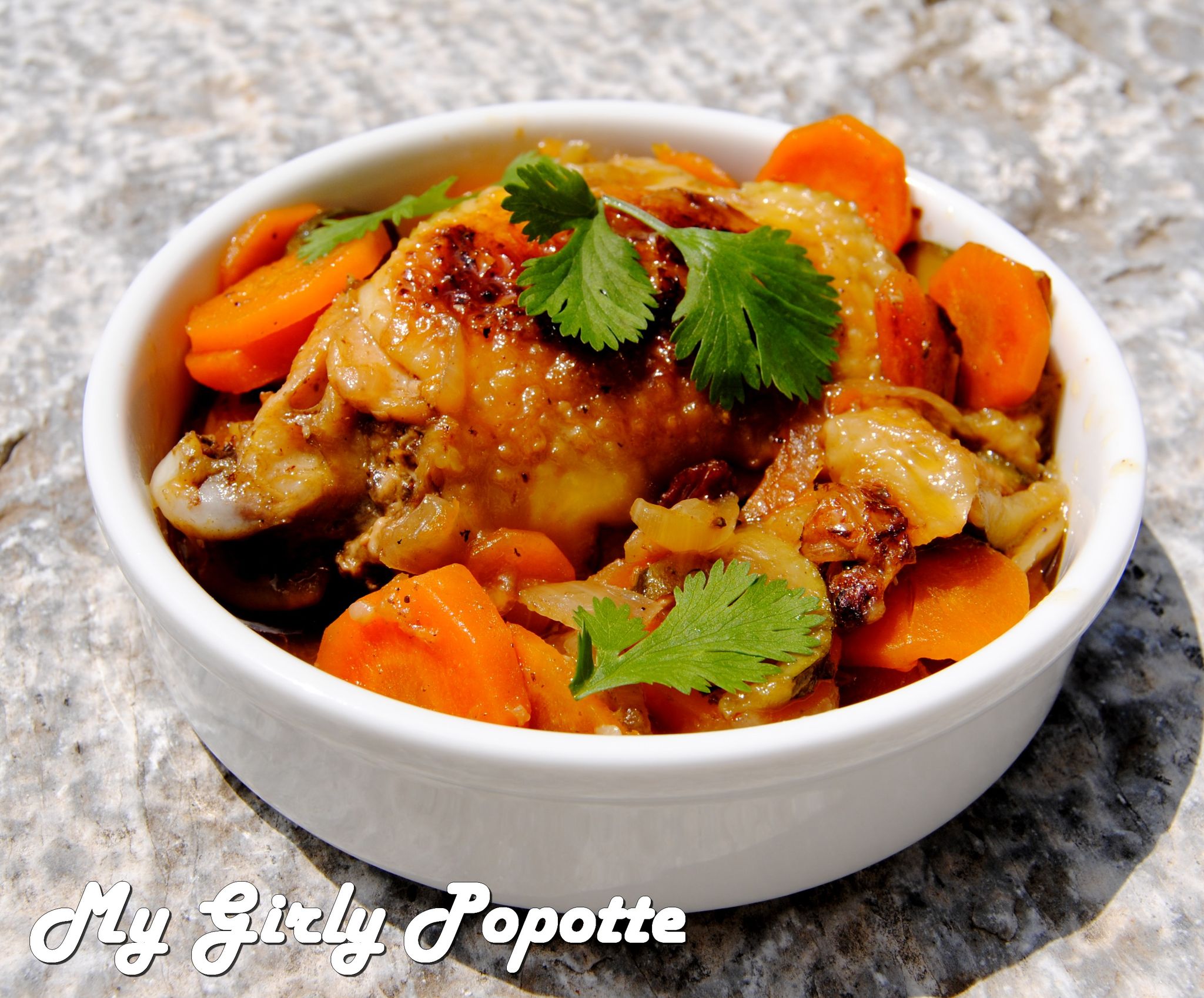 Tajine de poulet aux 4 épices - My Girly Popotte