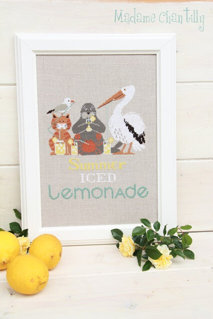 summer iced lemonade