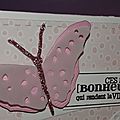 Invitation à créer n°2 - 4enscrap - papillons