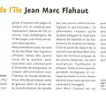 Jean-marc flahaut, l'amour de l'île en bandoulière