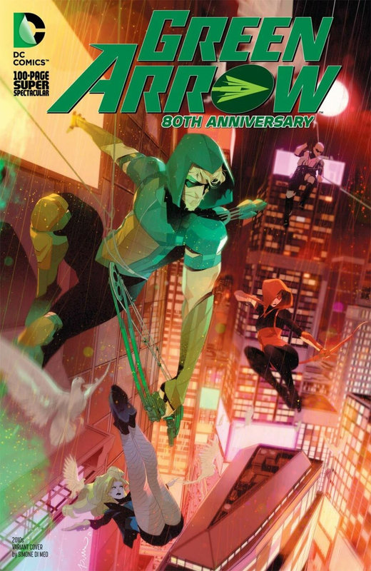 green arrow 80th anniversary special 2010 variant simone di meo