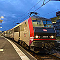 BB 26074 carmillon au départ de l'Intercités pour Marseille, Bordeaux