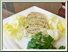 roulé de pdt, jambon et fromage roulé de pdt, jambon et fromage