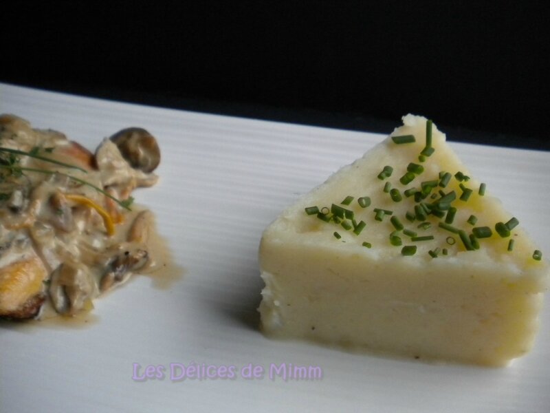 Filet d’omble chevalier, sauce aux champignons des bois et purée de topinambours 4