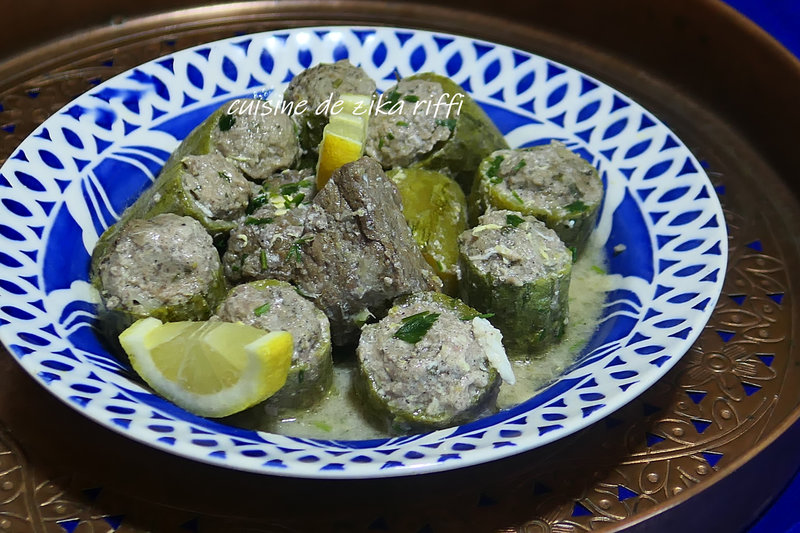 dolma jraywet ou dolma de courgettes farcies- agneau et veau-3
