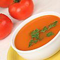 Soupe potiron-tomate et mascarpone - à partir de 10 mois