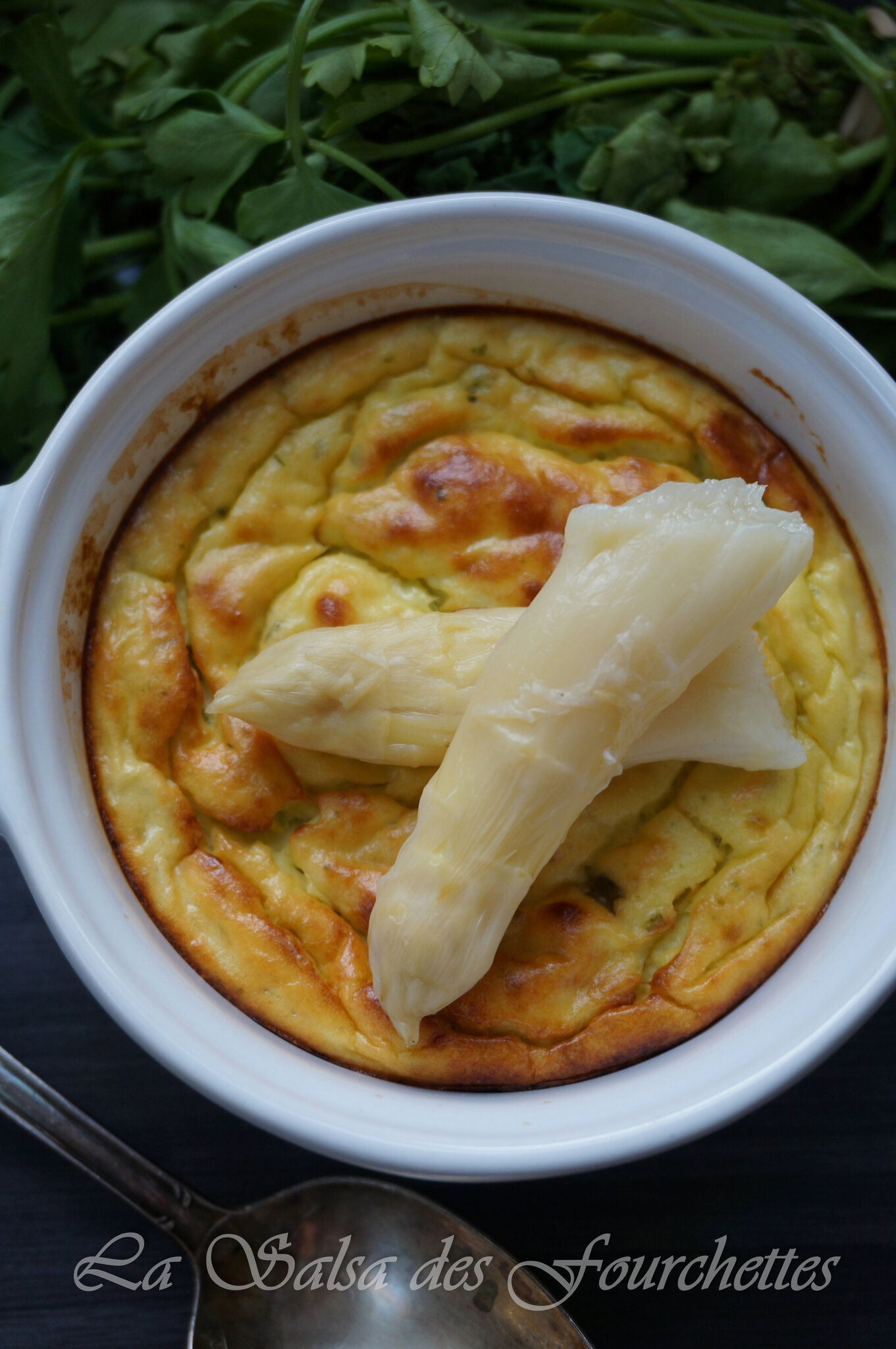 FLAN Aux Asperges et Au Parmesan LA SALSA DES FOURCHETTES