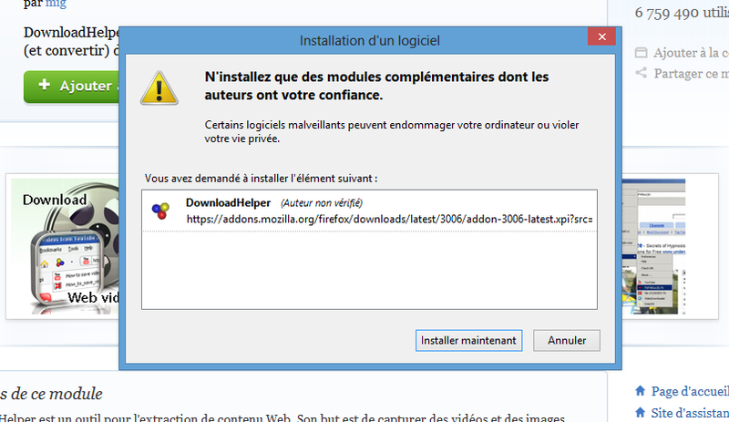 TÉLÉCHARGER MODULE COMPLEMENTAIRE FIREFOX DOWNLOADHELPER FIREFOX DOWNLOADHELPER MODULE COMPLEMENTAIRE TÉLÉCHARGER