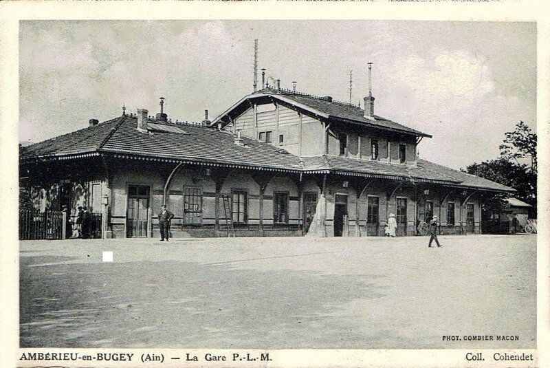 La Gare D'Ambérieu En Bugey-01-quelques Photos D'époque 1900-1910 ...