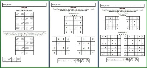 Sudoku facile pour débutant #sudoku 