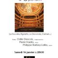Airs et duos d'opéra à la schola cantorum le samedi 16 janvier 2010 à 20h30