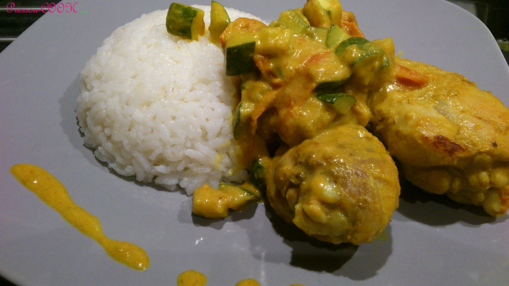 Poulet Lait De Coco Suzi Wan Curry Et Courgettes Concours Tous