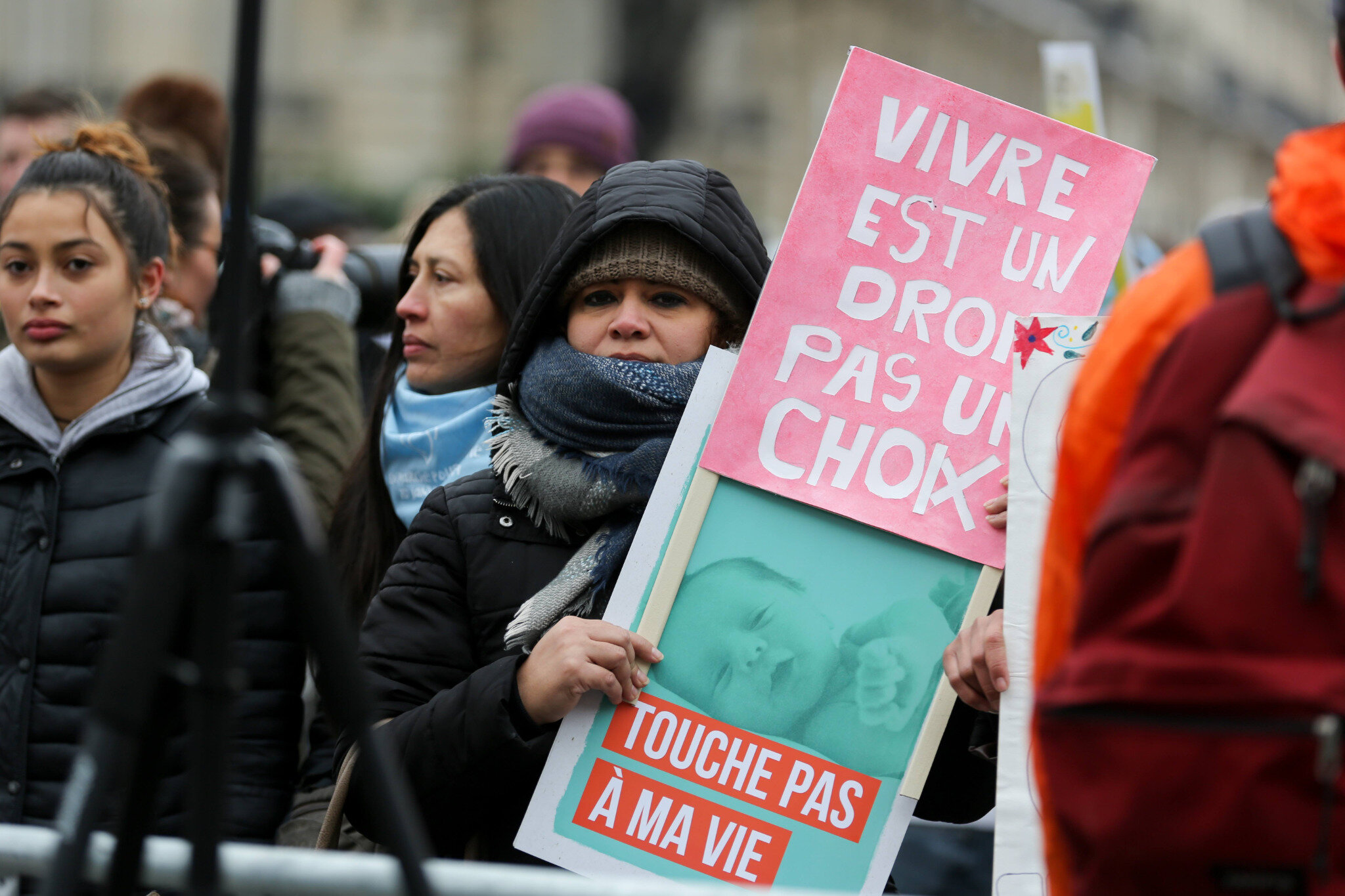 La « Marche pour la vie » rassemble des milliers d’opposants à l’IVG. © Michel Stoupak. Dim 20.01.2019,13h51m40.