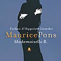 Maurice pons - mademoiselle b.