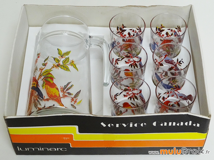 PICHET-VERRES-Oiseaux-Luminarc-3-muluBrok