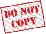 Do not copy