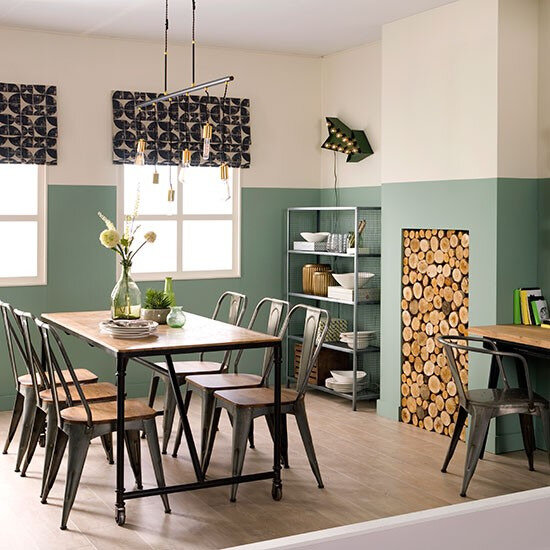 Farrow-Ball-Chappell-Green-paint-Dining-room