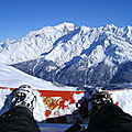 Mont Blanc en fond