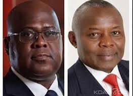 Felix Tshisekedi et Vital Kamehre Accord de Geneve 2018
