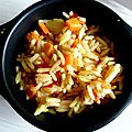 Le riz gras aux légumes