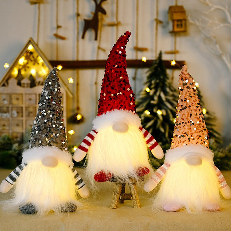 1PC-Sequins-Christmas-Faceless-Gnome-Ornaments-with-LED-Light-Xmas-Glowing-Dwarf-Home-Decorations-New-Year