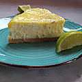 Cheesecake au citron verts sans gluten