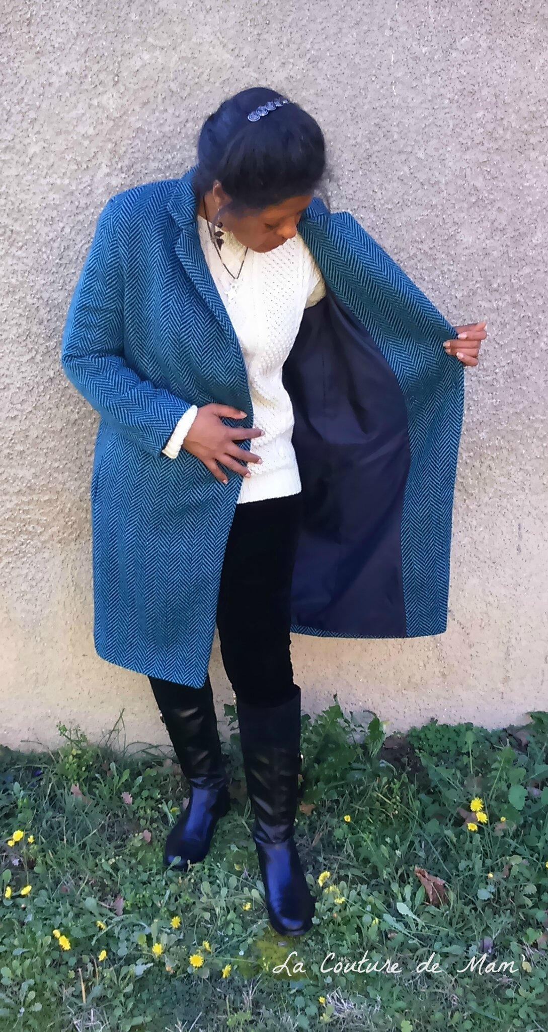 Manteau bleu de Burda Style