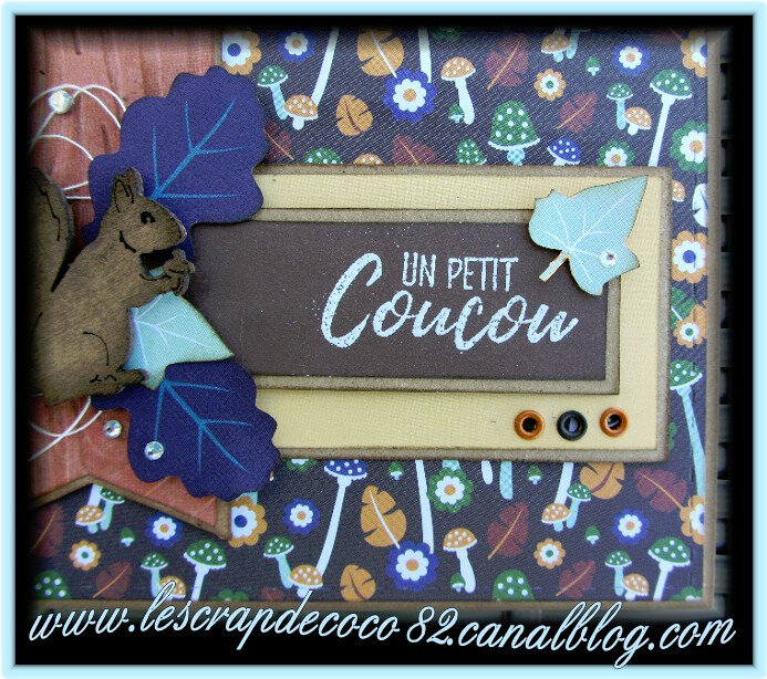 Carte Automnale Un Petit Coucou Le Scrap De Coco