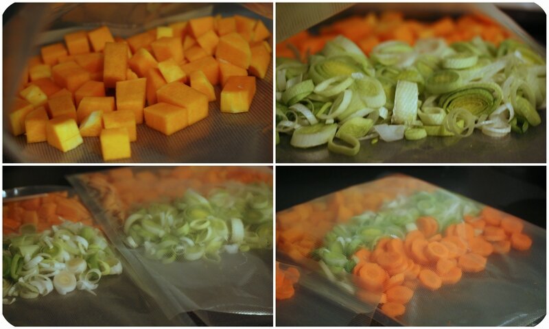 mise sous vide legumes pour soupe blog chez requia cuisine et confidences