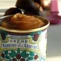 Fondant à la crème de marrons & sauce chocolat