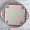 Plat à tarte Niger diam 26 cm