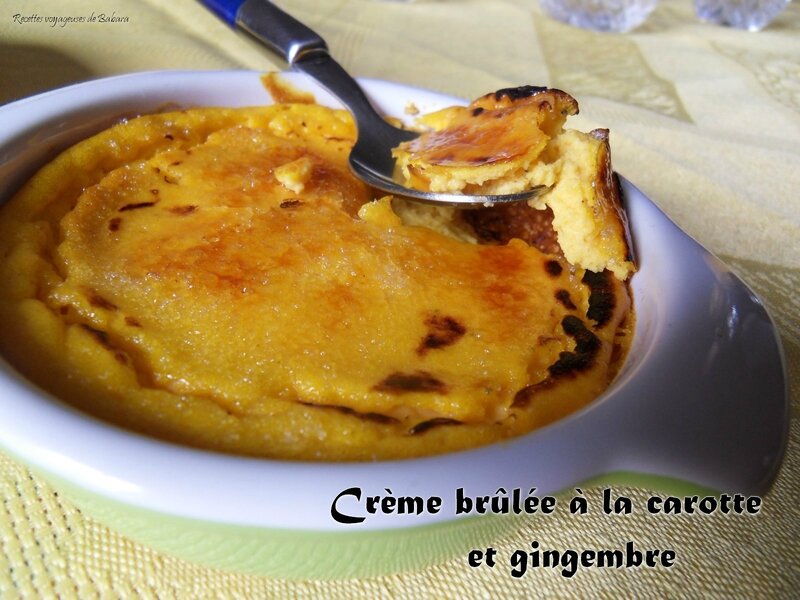 crème brûlée à la carotte et gingembre2