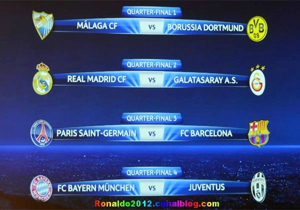 Bayern draw PSG in Champions League quarters as Real Madrid face