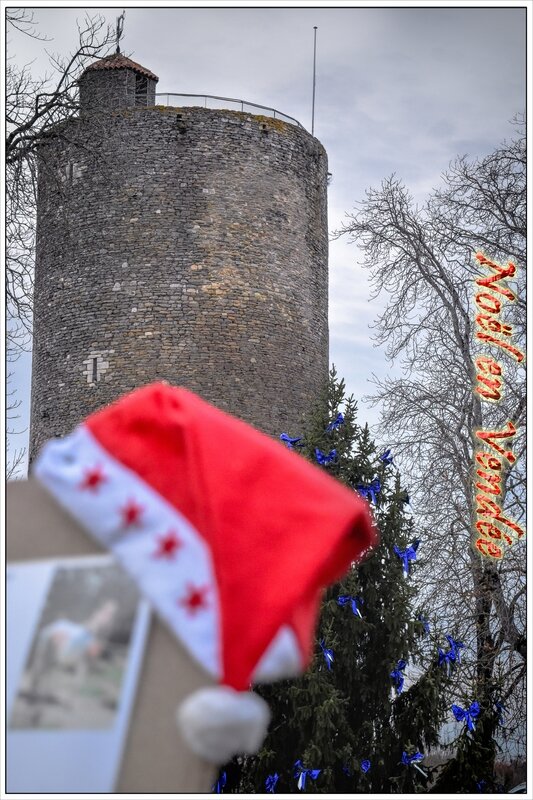 Noël en Vendée tour mélusine de Vouvant (2)