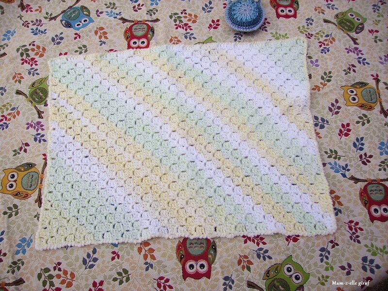 Couverture Bebe Au Crochet En C2c Les Creations De Mam Z Elle Giraf