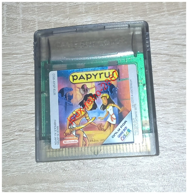 Jeu Game Boy Color Papyrus - jeux-retro-2867