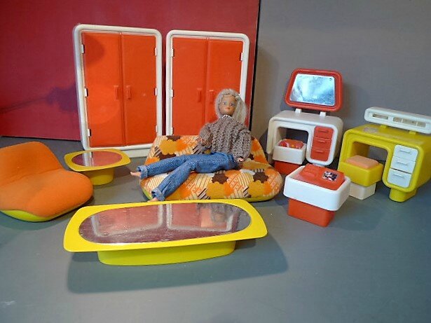 Meubles de Barbie vintage - Mattel 1977 - jouets rétro jeux de