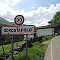 Gorostapolo, panneau (Espagne)