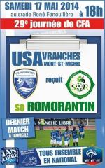 US Avranches Romorantin football 2014 CFA